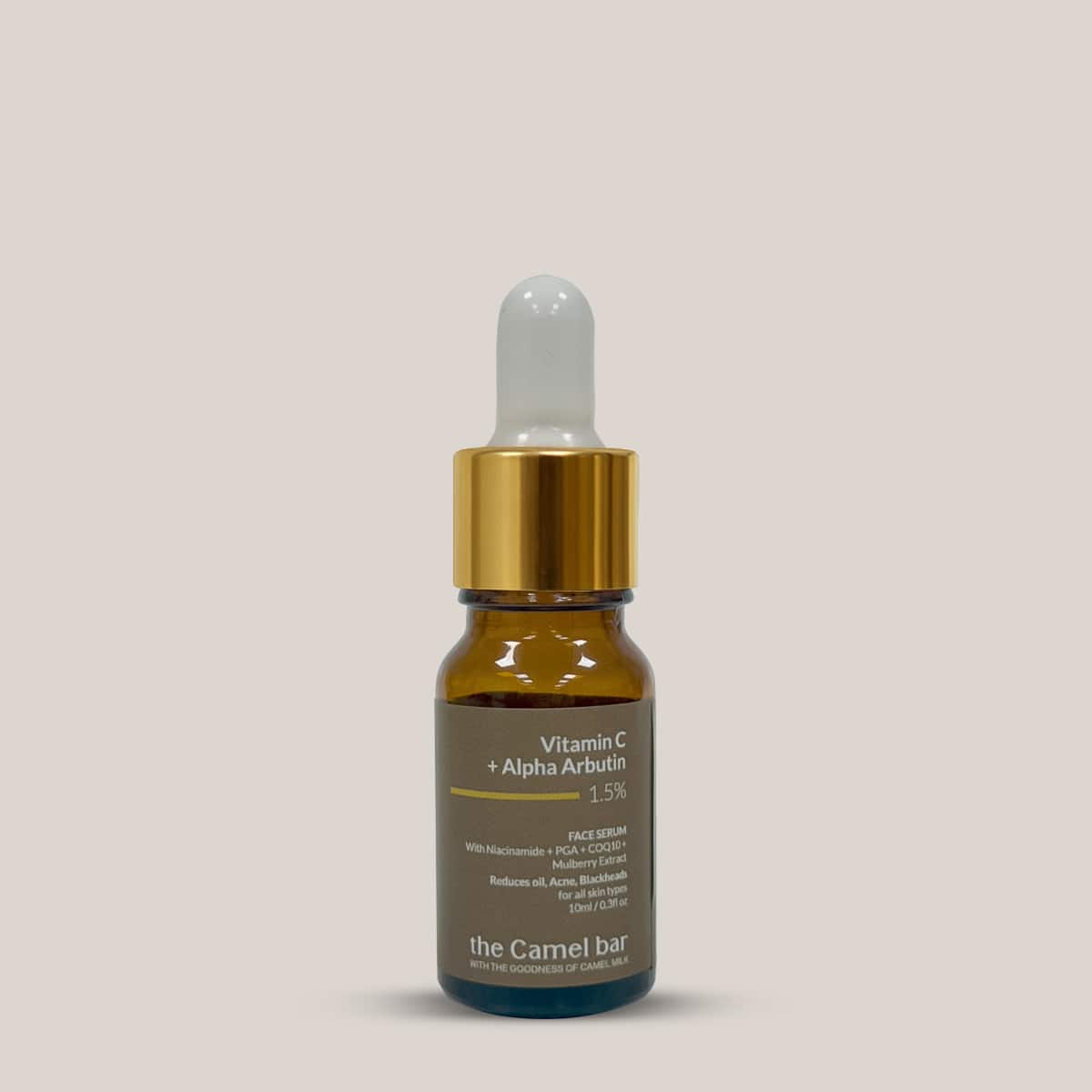 Camel Milk Skin Brightening Serum with Vitamin C + Alpha Arbutin 1.5%