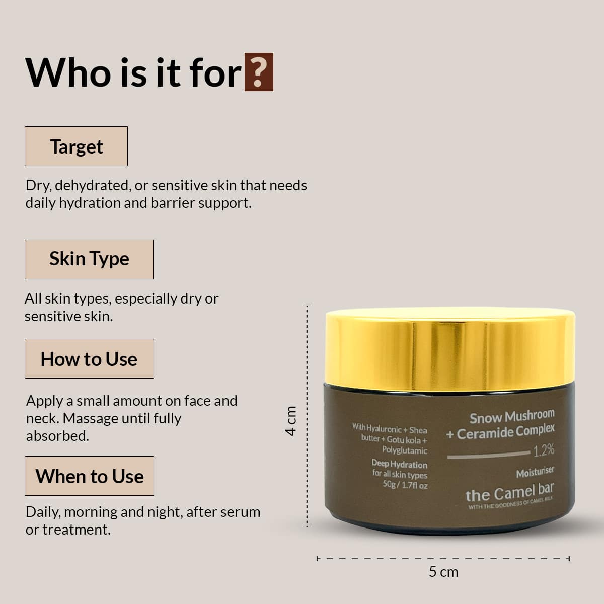 Camel Milk Dry Skin Hydrating Kit (Serum + Night Cream)