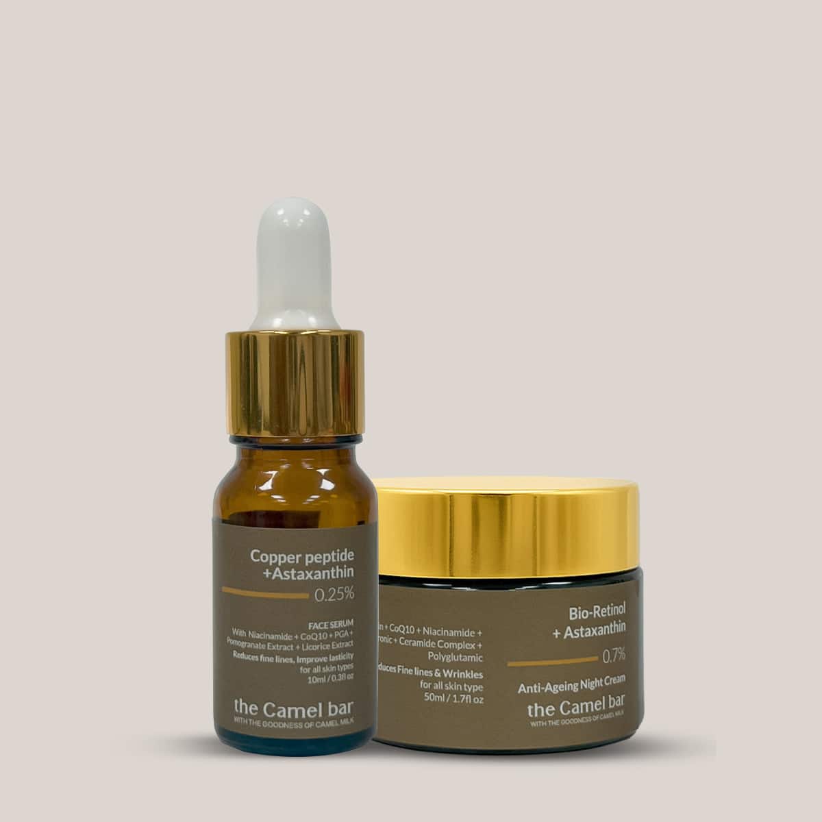 Camel Milk Anti Ageing Glow Kit ( Serum + Night Cream)