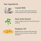 Skin Moisturizing Soap - Gotu Kola, Soya Bean & Camel Milk Soap