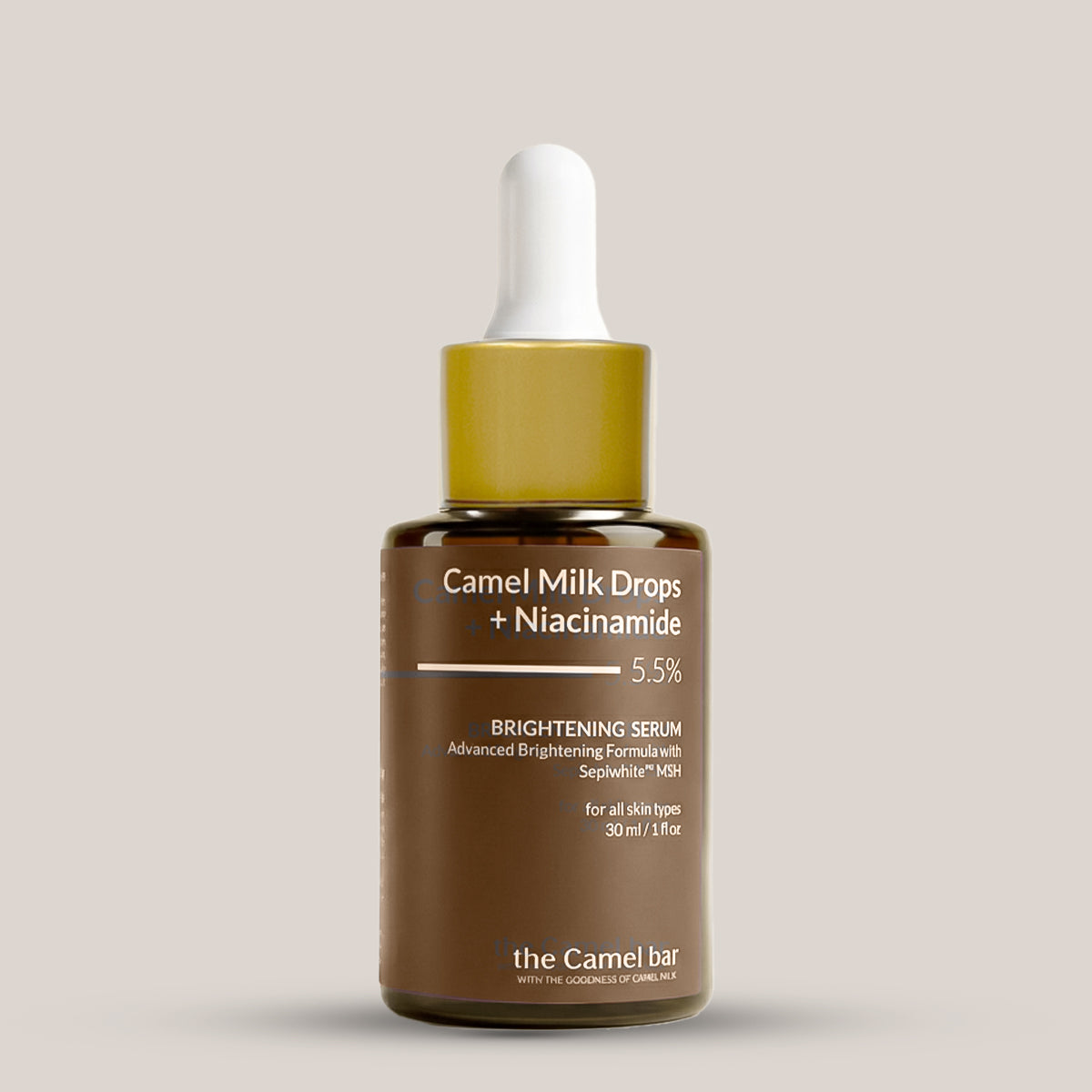 🎁 Camel Milk Drops + Niacinamide  5.5% For Skin Brightening - 30 ML
