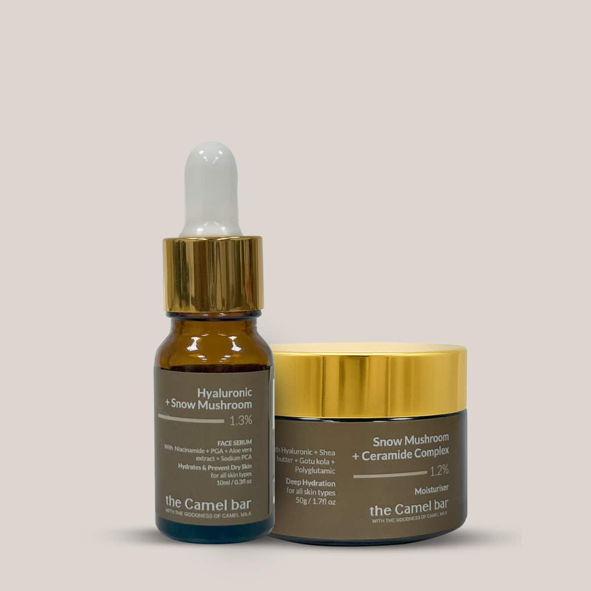 Camel Milk Dry Skin Hydrating Kit (Serum + Night Cream)